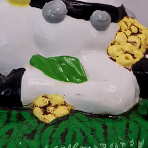 Vintage Y2K Hand painted Ceramic Unicorn Small Trinket Jewelry Box Holder - Picture 5 of 15